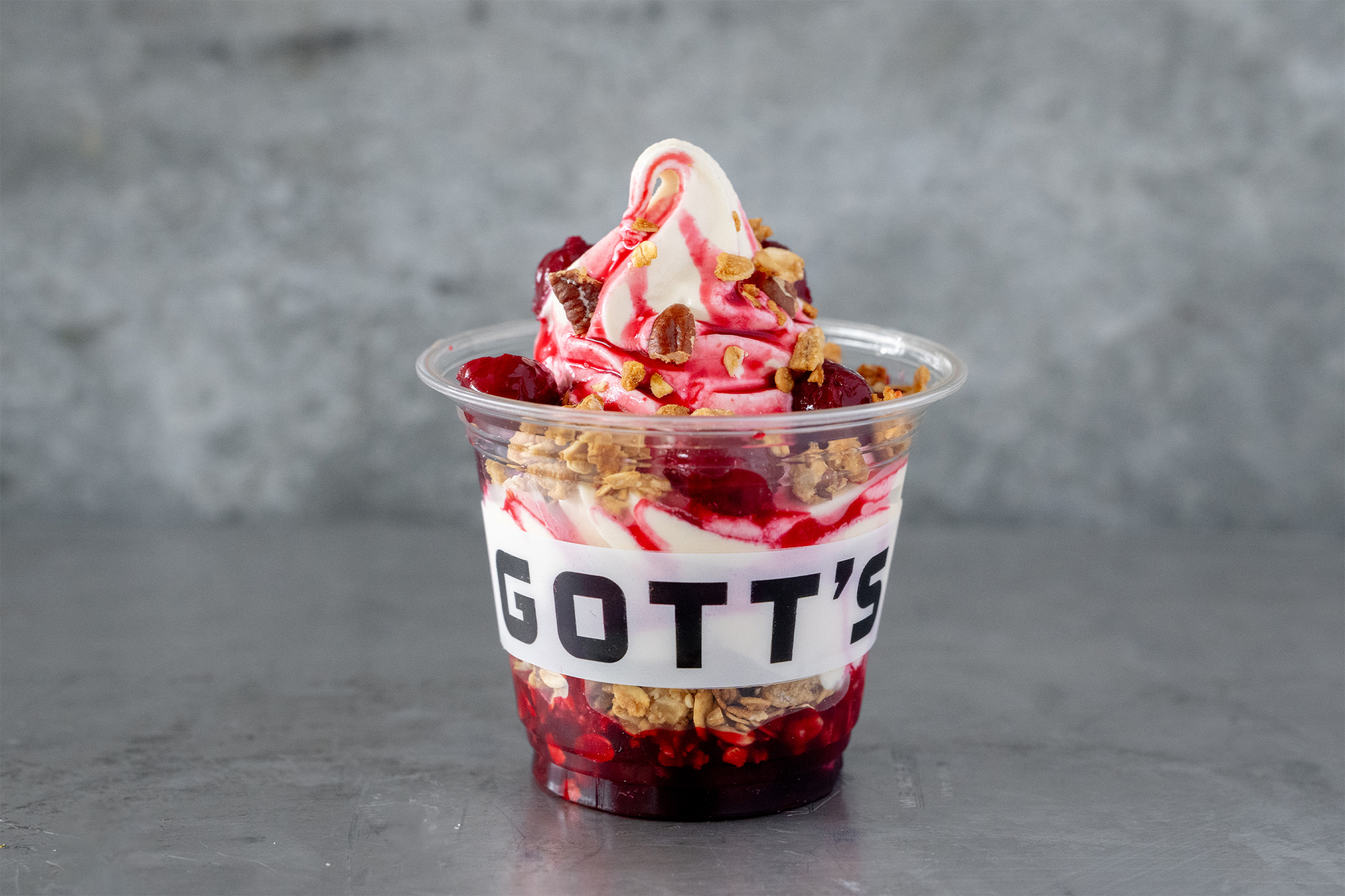 Cherry Cobbler Parfait