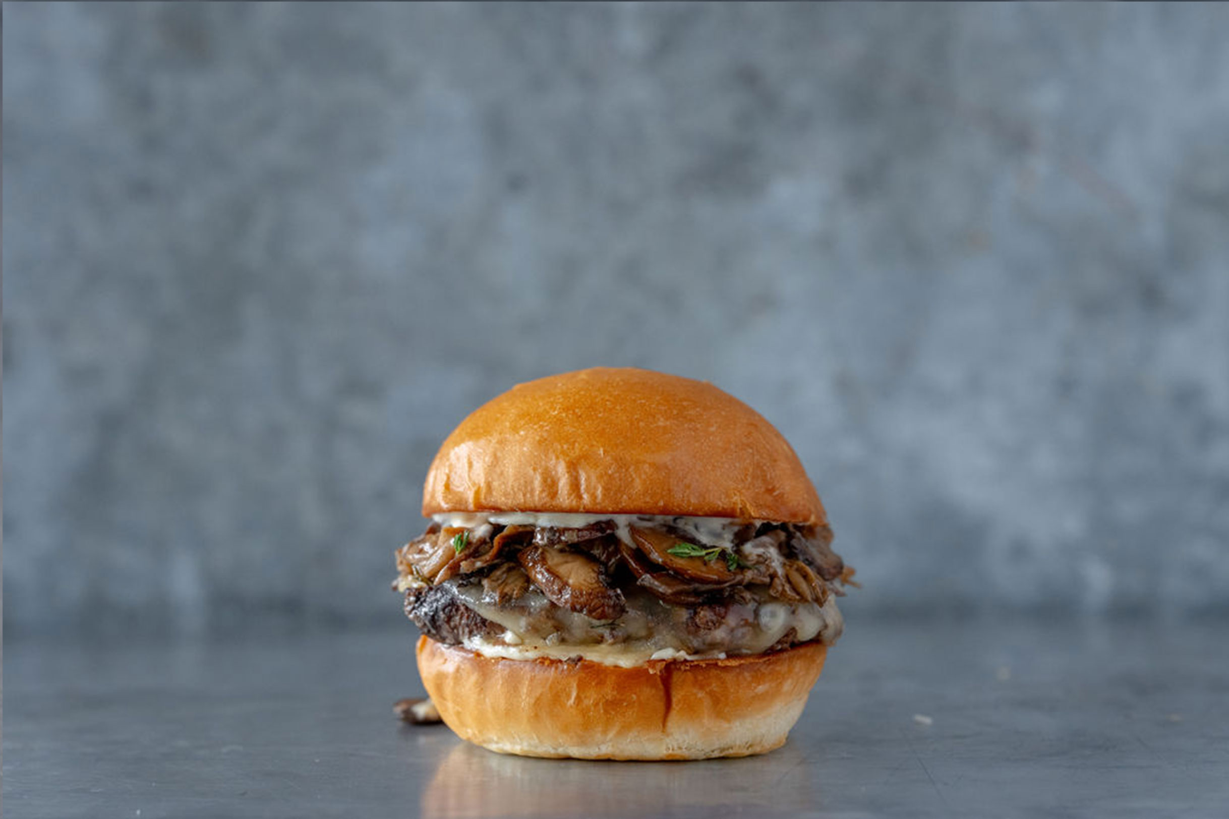 Mushroom Swiss Burger