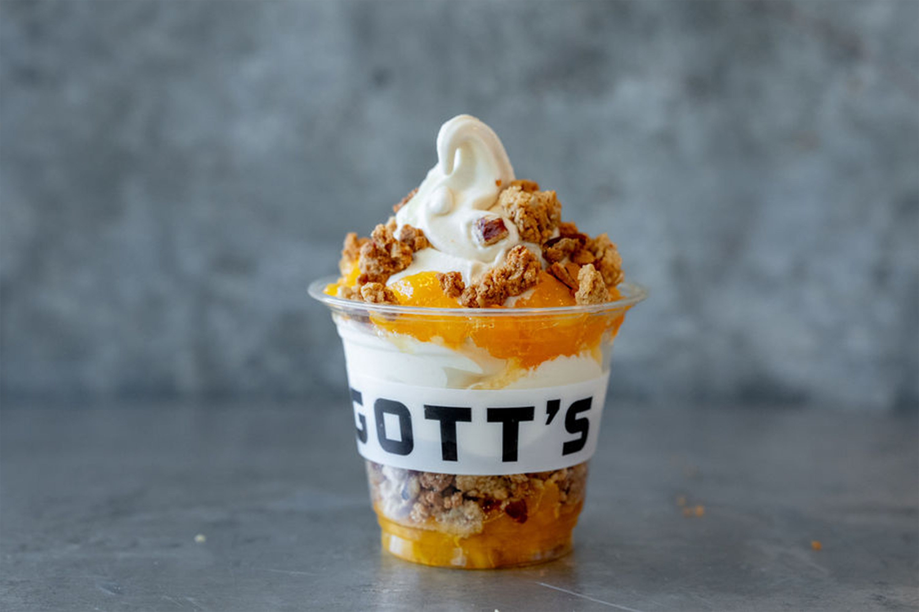 Peach Cobbler Parfait